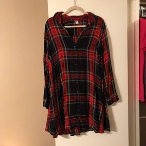 Old Navy flannel dress